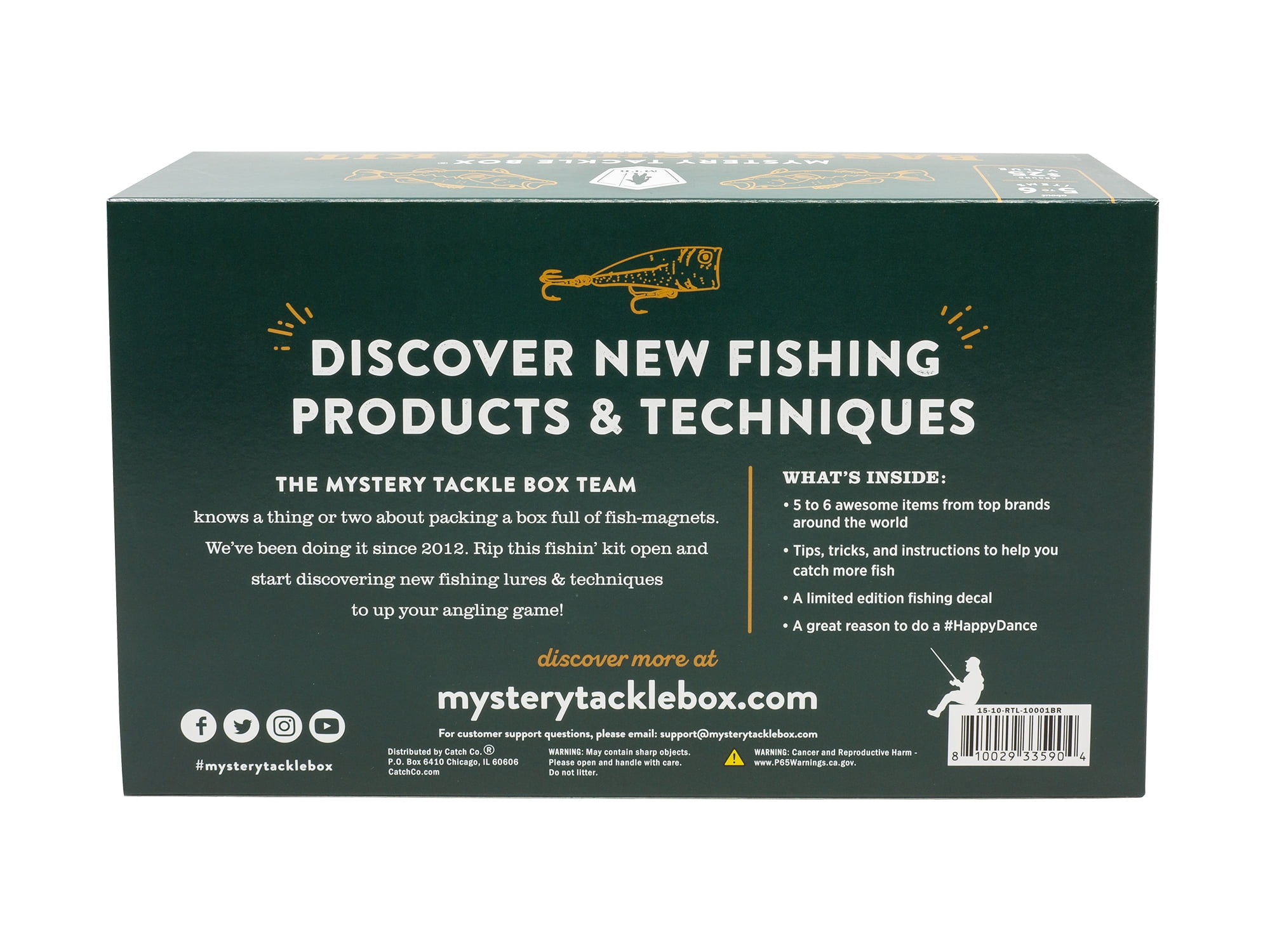 Catch Co Mystery Tackle Box Elite Panfish & Trout Fishing Kit, Trout  Fishing, Crappie, Bluegill, Perch, Sunfish