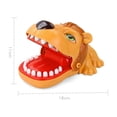thumbnail image 3 of Juguetes para morder los dedos Juguetes de leones locos Juguetes para morder los dedos Truco Juego de fiesta Juguetes de broma Juguetes que suenan (Naranja), 3 of 5