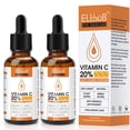 thumbnail image 1 of Serum ELBBUB Premium con 20% de vitamina C y ácido hialurónico, paquete de 2, 1 of 8