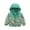 Green, variant on Fesfesfes Hooded Jackets Toddler Kids Baby Boys Girls Windproof Jackets Cute Dinosaur Pattern Jacket Coat