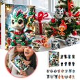 thumbnail image 2 of YoaNJYGR Minuteurs pour Enfants, Calendrier de l'Avent Sensoriel de Noël, Collection de l'Avent, Collection de Dinosaures Mignons, Collection Commémorative de Noël! Countdown Sets Rouge, 2 of 8
