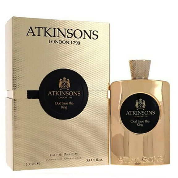 Atkinsons Men's Oud Save The King EDP Spray 3.4 oz Fragrances 8011003867158