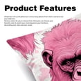 thumbnail image 2 of Gorilla Pillow Covers Inserts Set with Unique Patterns - 16x16, 18x18, 20x20 Inches - 2 Pack Decorative Throw Pillow Covers for Home Decor and More, 2 of 6