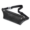 thumbnail image 3 of Mini riñonera de moda para hombre bolso Retro de cuero PU Likrtyny para teléfono cruzado sólido riñonera informal cinturón de pecho bolsos de hombro, 3 of 7