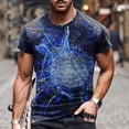thumbnail image 2 of IROINNID Men's Loose 3D Stylish Printed Short Sleeve T-Shirt, Up To Size 5XL, 2 of 3