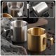 thumbnail image 2 of Expresso Coffee Cup Tea Coffee Mug Porridge Mugs Stainless Steel Mugs Insulated Travel Mug, 2 of 3