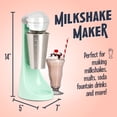 thumbnail image 2 of Nostalgia Two-Speed Electric Milkshake Maker, Jadeite, 2 of 9