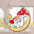 thumbnail image 4 of Colorful Mushroom Garden Home Decor Stained Glass Decoration Stained Glass Hanging Decoration, 4 of 5