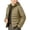 Q26 Khaki, variant on Mifsaly Girls Boys Lightweight Puffer Jacket Full Zip Hooded Winter Coat Kids Back to School Windproof Warm Outerwear with Pockets