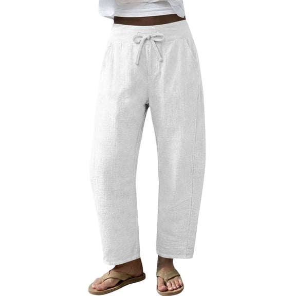 Womens Wide Leg Pants Petite Friendly Fit High Waisted Relaxed Cut with Side Pockets for Weekend Travel And Versatile Daily Wear Trousers for Women