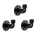 thumbnail image 1 of Toalla de hierro Pipe Hooks Pynsseu Industrial, paquete de 3, color negro mate, 1 of 6
