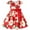 Red, variant on YTDSCS Kids Toddler Girls Short Sleeve Dresses 2-8Y Little Girls Printed Dresses A Line Bridesmaid Wedding Birthday Party Pageant Tutu Dresses for 2-8Years Old
