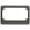 Gray, variant on Motorcycle Anodized Aluminum License Plate Frame - RED