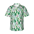 thumbnail image 1 of Fotbe Cactus Plants Camisa Hawaiana para Hombre Unisex – Camisa Casual de Verano con Botones de Manga Corta de Algodón y Lino,Small, 1 of 7