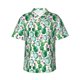 thumbnail image 1 of Balery Cactus Plants Camisas hawaianas de manga corta para hombre, camisas playeras de corte holgado, camisas de vacaciones con botones,Small, 1 of 7