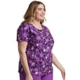 thumbnail image 5 of Cherokee Infinity Scrubs Top For Women Round Print Neck CK609, 5 of 6