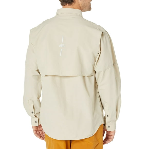 Arctix Men's Summit Long Sleeve Camp Shirt, Stone, Medium