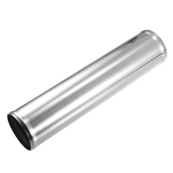 Unique Bargains OD 70mm 2.76' Length 12' 300mm Tube Intercooler Pipe Straight Air Intake Tube Silver Tone for Car