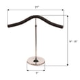 thumbnail image 2 of SSWBasics Flexible Shoulder Stand Featuring a Bendable 21” Arm (Adjustable Display 18”H- 30”H) – Countertop Shirt Display  Clothing Display Mannequin  Tabletop Stand for Clothes, 2 of 7