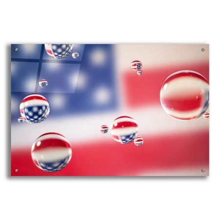 Epic Art Oil And Water 08 by Gordon Semmens Acrylic Glass Wall Art 36 x 24