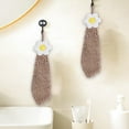 thumbnail image 6 of Zeceouar Items for Home ers Chenille Hand Towel Cute Hanging Hand Wipe Ball Hand Towel Thickened Absorbent Hangable Multifunctional Hand Towel, 6 of 8