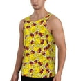 thumbnail image 2 of Fuzoiu Duck with Star Sunglasses Print Men's Workout Tank Tops,Sleeveless Gym Shirt Quick Dry,Fitness Bodybuilding T-Shirt,Muscle Athletic Workout Tee-X-Large, 2 of 7