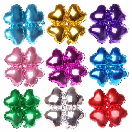 20 Pack Balloons Arch Set, Aluminum Foil Balloon with Reusable Free Air Pump, Column Road Lead Decoration for Birthday Wedding Party Christmas Graduation