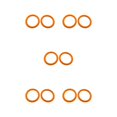 thumbnail image 3 of Methold 25 piezas de artículos limpios y ordenados-anillos de carpeta de hojas sueltas para tarjetas documentos de papel y álbumes de Type2 NO2, 3 of 6