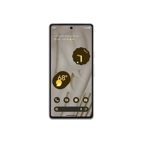 Google Pixel 7 - 5G smartphone - dual-SIM - RAM 8 GB / Internal Memory 128 GB - OLED display - 6.3" - 2400 x 1080 pixels (90 Hz) - 2x rear cameras 50 MP, 12 MP - front camera 10.8 Megapixel - snow