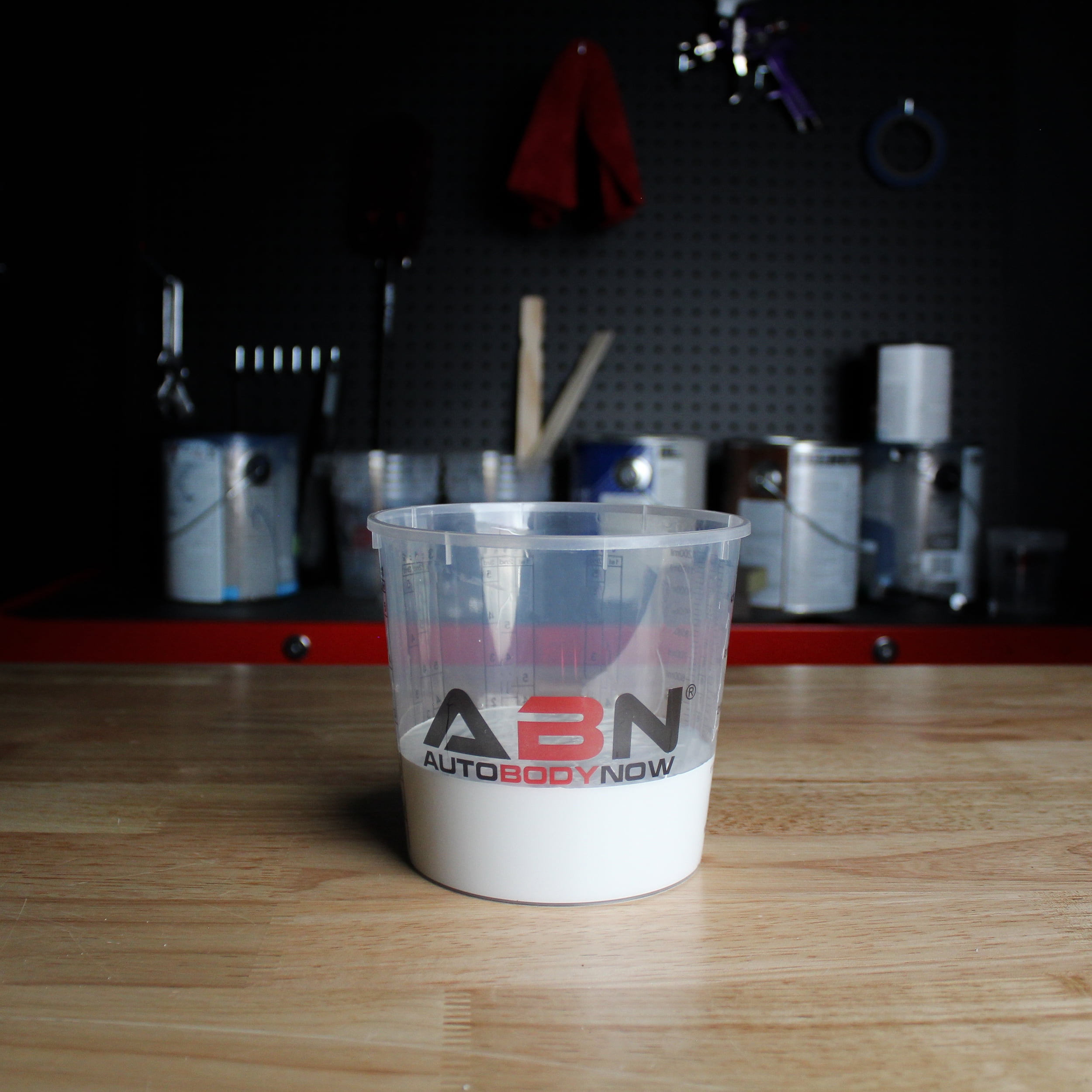 ABN 473mL Resin Supplies Paint Mixing Cup 100pk - 16oz Auto Paint Measuring  Cups