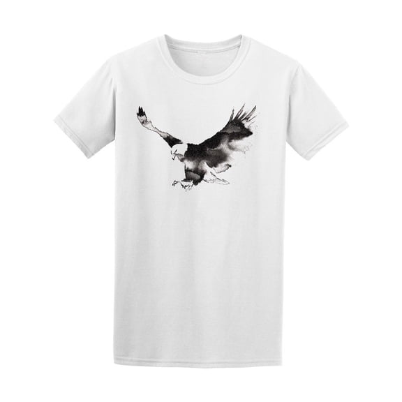 Eagle Bird Painting Graphic Tee Men's -Image by Shutterstock