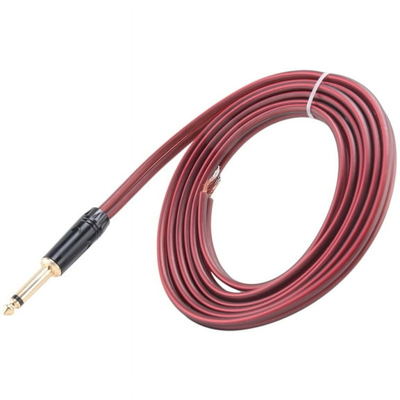 2024 TOP! 1/4 to Speaker Bare Wire,Audio Cable 6.35mm Male Mono Adapter Replacement Open End Gold-Plated OFC HiFi