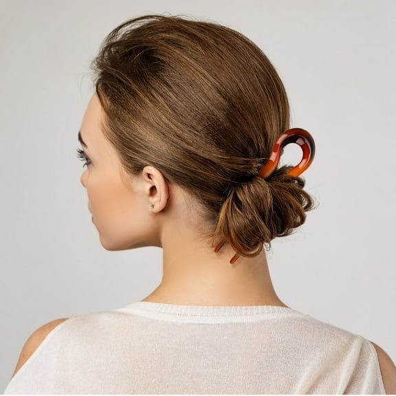 BESTYASH 3Pcs French Hair Pins Safe Skin Friendly Decorative Hair Accessories