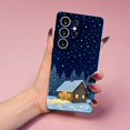 thumbnail image 2 of SKLYDDI Multicolor Snowy Woods Cabin for Galaxy A31 Case - Serene Winter Night Textured Elements, TPU, Aesthetic Cute, 2 of 7
