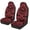 Red Damask, variant on HUISEFOR Halloween Red Damask Car Seat Cover Breathable Car Front Seat Covers, Comfortable, Non Slip, Easy to Installation, Universal Size Fit for Most Cars SUV