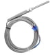 thumbnail image 1 of Sonda Del Sensor De Temperatura PT100 De Rosca M8, Termopar De Resistencia De Platino De 50 Mm Cable Del Sensor De Sonda De 0-400 ℃ Para Prueba De Temperatura(5M), 1 of 8