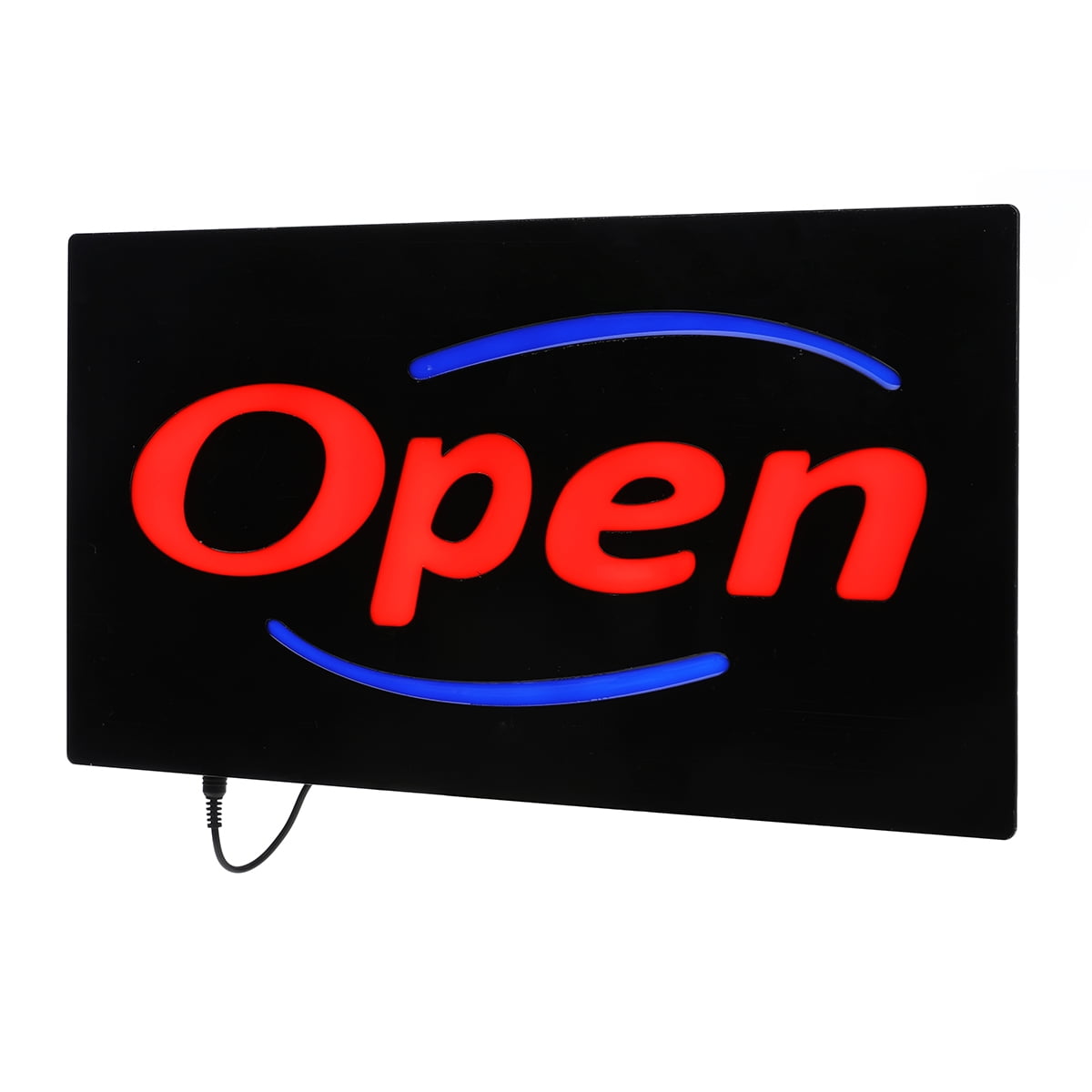Rectangle Electronic Light Up Sign for Business LED We Deliver Open Sign for Business Displays 17H x 32W x 1D
