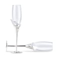 thumbnail image 2 of Weddingstar Silver Calla Lily Stemmed Wedding Champagne Flutes - Set of 2, 2 of 5
