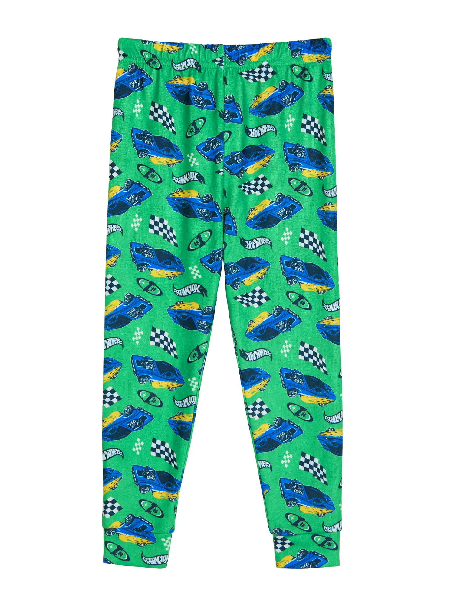 Hot Wheels Toddler Boys Short Sleeve Pajama Set, 3-Piece, Sizes 12M-5T
