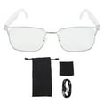 thumbnail image 2 of Lunettes Intelligentes, Lunettes Audio Intelligentes pour Hommes Femmes, Haut-Parleur Micro Intégré, Protection des Yeux, Son Surround 360, Commande à une Touche, pour Décontracté pour Sorties Décontractées, 2 of 7