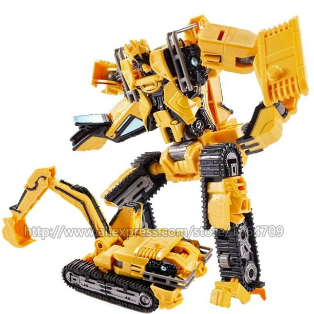 AOYI-figuras de acción 8 en 1 de gran tamaño para niños, juguetes de transformación Devastator, gancho de Anime para niño, modelo de vehículo de ingeniería de coche Robot Fivean unisex