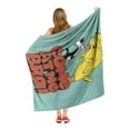 thumbnail image 2 of Looney Tunes Come At Me Bro Kids Silk Touch Throw Blanket, 2 of 5