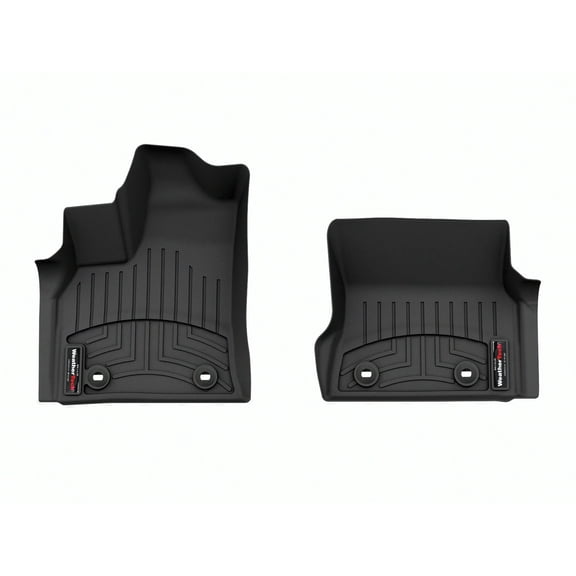 WeatherTech Custom Fit FloorLiners compatible with 2022-2024 Lexus LX - 1st Row (Driver & Passenger), Black
