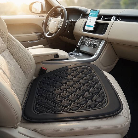 Damkogic Memory Foam Car Seat Cushion – Non Slip Driver Seat Cushion for Car Truck, Ergonomic Car Seat Pad for Long Driving, Universal Fit for Most Vehicles