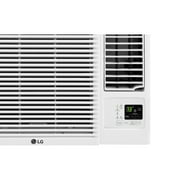 LG 7,600 BTU 115V Window-Mounted Air Conditioner with 3,850 BTU Supplemental Heat Function, LW8023HR