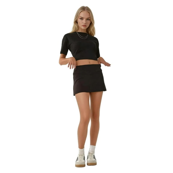 Basic Mini Jersey Skort