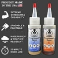 Brampton Extra Strength Epoxy Epoxy Glue Kit for Metal, Wood, Tile