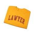 thumbnail image 3 of Lawyer Sweatshirt Gifts Crew Neck Shirt Long Sleeve Unisex, 3 of 7
