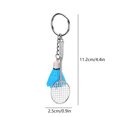 thumbnail image 3 of P-957 Blue Badminton Keychain Model Simulation Design Portable For Phone Trinket Bag Sports Accessories #27Ijg, 3 of 6