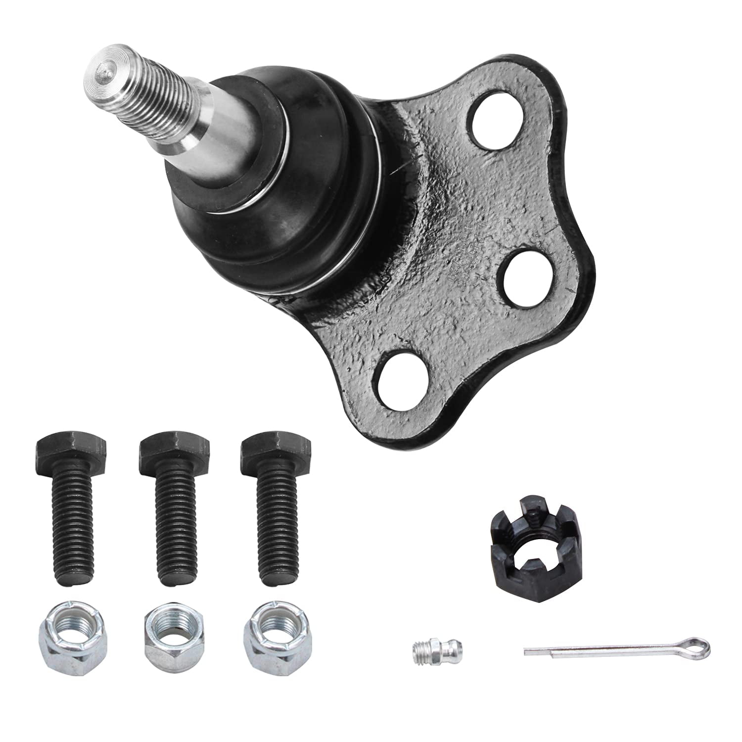 Detroit Axle - Front 2pc Ball Joints for RWD 2000-2002 Dodge Ram 2500 3500, 2 Upper Ball Joints 2000 2001 2002 Replacement